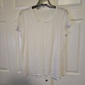 Lilly Pulitzer 100% Prima Cotton White Short Sleeve Shirt